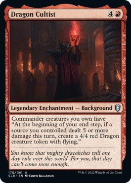 Image for Dragon Cultist (Commander Legends: Battle for Baldur's Gate) (170) - Magic: The Gathering