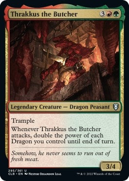 Image for Thrakkus the Butcher (Commander Legends: Battle for Baldur's Gate) (295) - Magic: The Gathering
