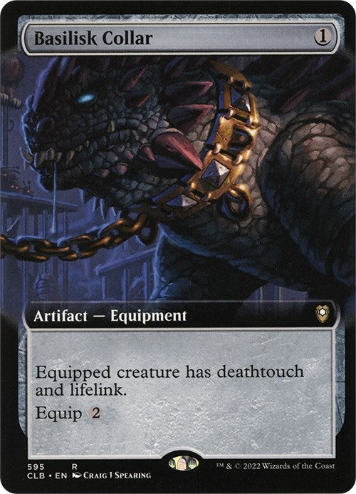 Image for Basilisk Collar (Extended Art) (Commander Legends: Battle for Baldur's Gate) (595) - Magic: The Gathering
