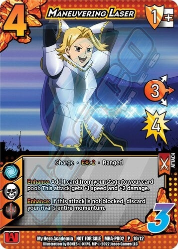 Image for Maneuvering Laser (Plus Ultra Pack 2) (UniVersus: My Hero Academia Promo Cards) (MHA-PU02 P 10/12) - UniVersus