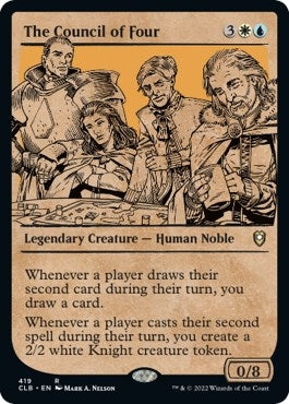 Image for The Council of Four (Showcase) (Commander Legends: Battle for Baldur's Gate) (419) - Magic: The Gathering