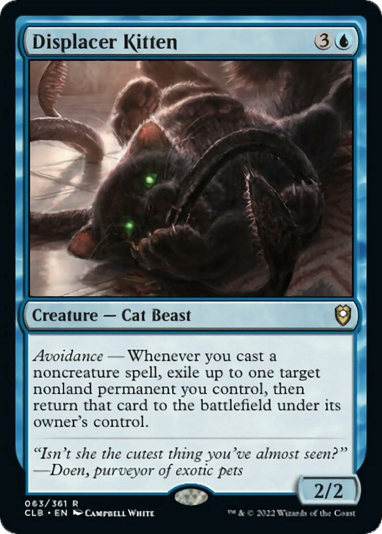 Image for Displacer Kitten (Commander Legends: Battle for Baldur's Gate) (63) - Magic: The Gathering