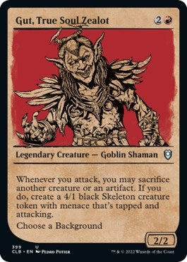 Image for Gut, True Soul Zealot (Showcase) (Commander Legends: Battle for Baldur's Gate) (399) - Magic: The Gathering
