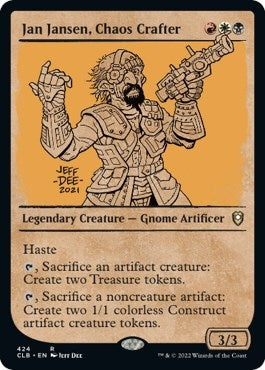 Image for Jan Jansen, Chaos Crafter (Showcase) (Commander Legends: Battle for Baldur's Gate) (424) - Magic: The Gathering