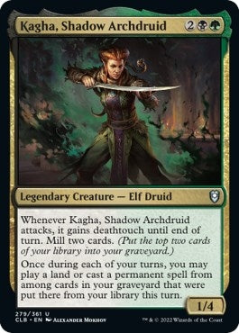Image for Kagha, Shadow Archdruid (Commander Legends: Battle for Baldur's Gate) (279) - Magic: The Gathering