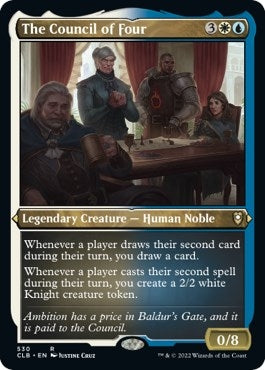 Image for The Council of Four (Foil Etched) (Commander Legends: Battle for Baldur's Gate) (530) - Magic: The Gathering