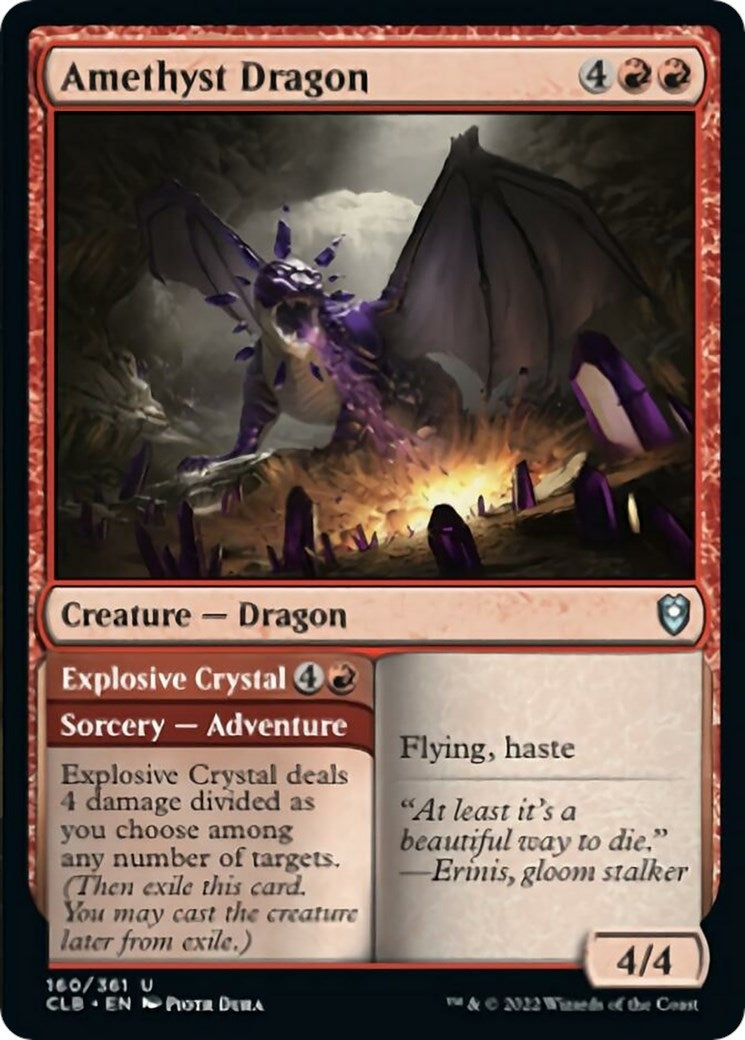 Image for Amethyst Dragon (Commander Legends: Battle for Baldur's Gate) (160) - Magic: The Gathering