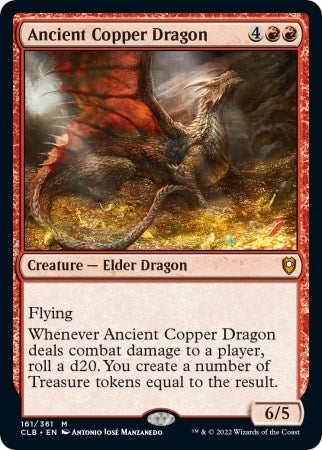 Image for Ancient Copper Dragon (Commander Legends: Battle for Baldur's Gate) (161) - Magic: The Gathering