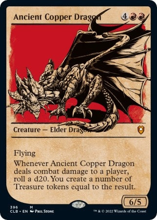 Image for Ancient Copper Dragon (Showcase) (Commander Legends: Battle for Baldur's Gate) (396) - Magic: The Gathering