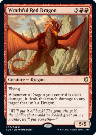 Image for Wrathful Red Dragon (Commander Legends: Battle for Baldur's Gate) (207) - Magic: The Gathering