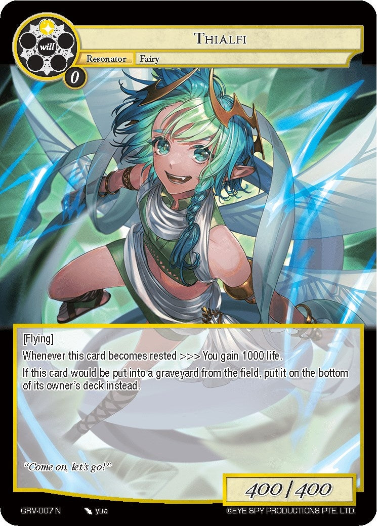 Image for Thialfi (Game of Gods: Revolution) (GRV-007) - Force of Will
