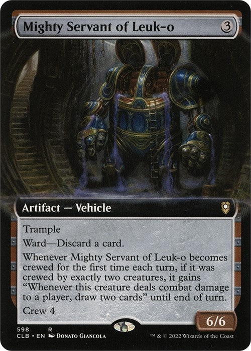 Image for Mighty Servant of Leuk-o (Extended Art) (Commander Legends: Battle for Baldur's Gate) (598) - Magic: The Gathering