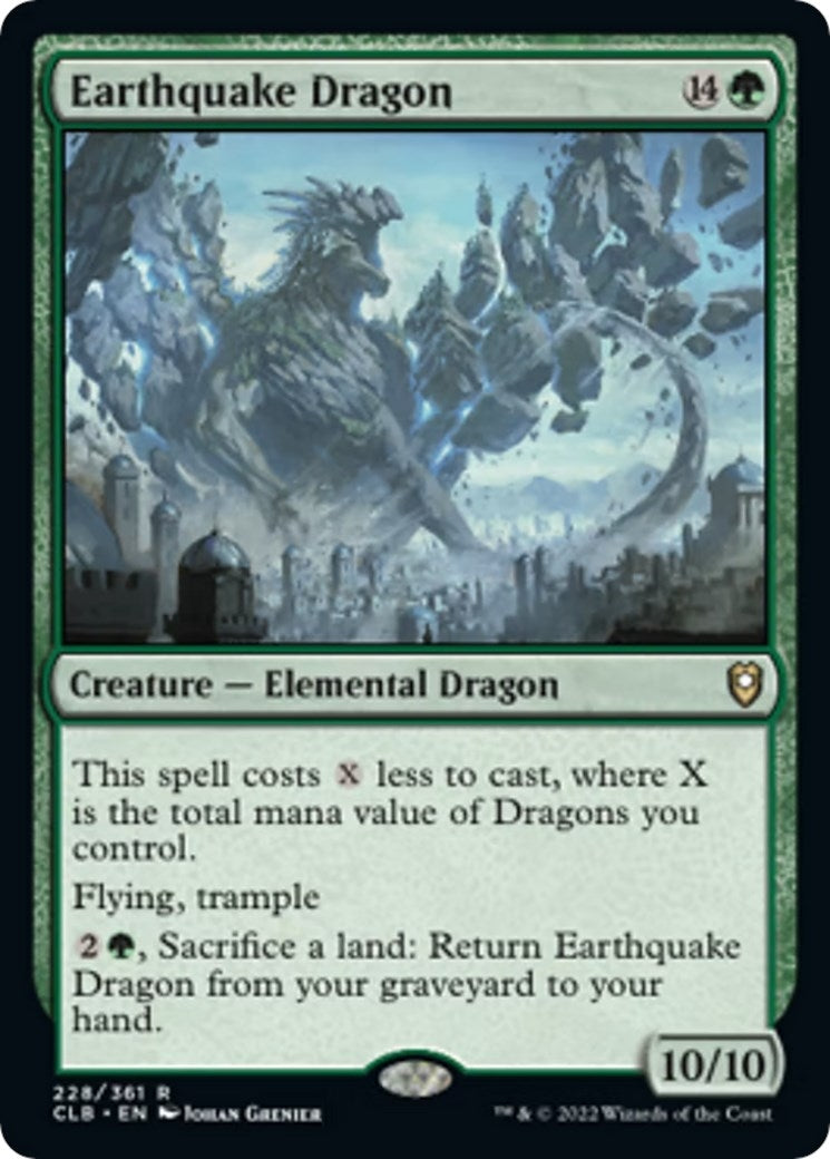 Image for Earthquake Dragon (Commander Legends: Battle for Baldur's Gate) (228) - Magic: The Gathering