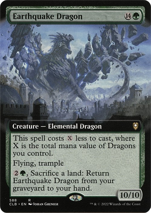 Image for Earthquake Dragon (Extended Art) (Commander Legends: Battle for Baldur's Gate) (588) - Magic: The Gathering