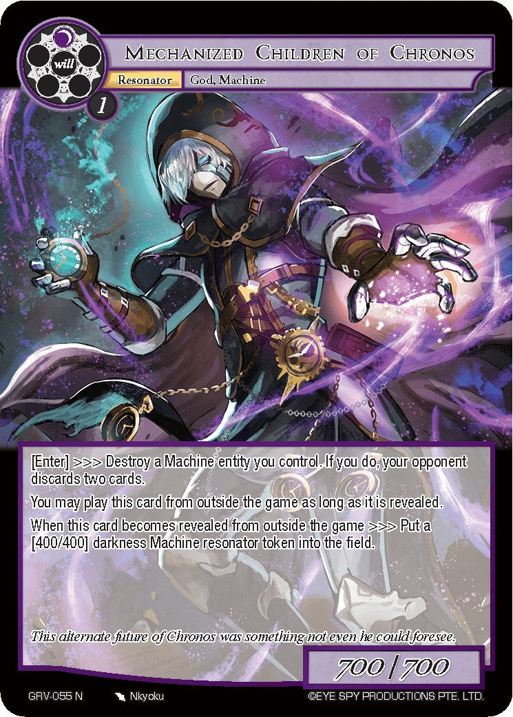 Image for Mechanized Children of Chronos (Game of Gods: Revolution) (GRV-055) - Force of Will