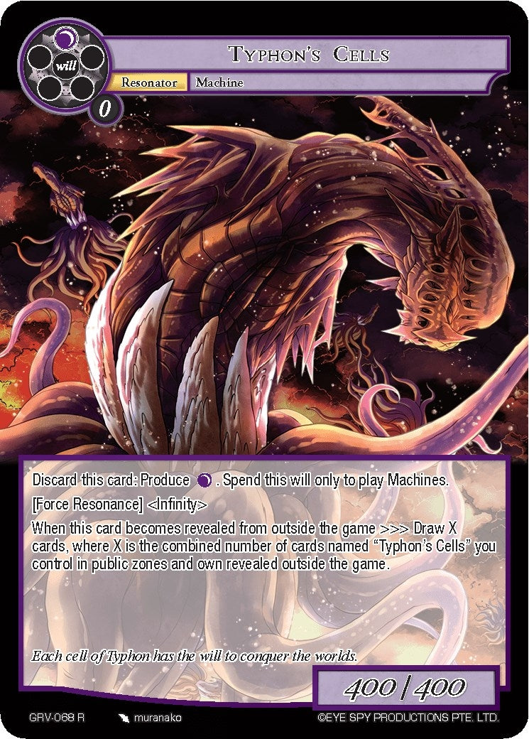 Image for Typhon's Cells (Game of Gods: Revolution) (GRV-068) - Force of Will
