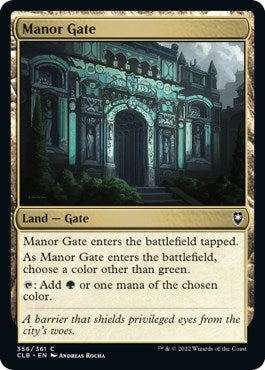 Image for Manor Gate (Commander Legends: Battle for Baldur's Gate) (356) - Magic: The Gathering