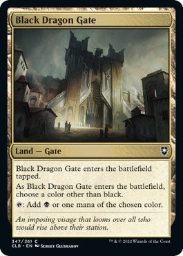 Image for Black Dragon Gate (Commander Legends: Battle for Baldur's Gate) (347) - Magic: The Gathering