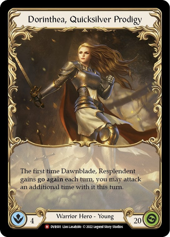 Image for Dorinthea, Quicksilver Prodigy (Classic Battles: Rhinar vs Dorinthea) (DVR001) - Flesh and Blood TCG