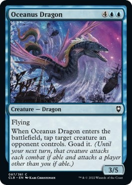 Image for Oceanus Dragon (Commander Legends: Battle for Baldur's Gate) (87) - Magic: The Gathering