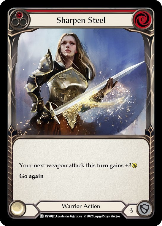 Image for Sharpen Steel (Classic Battles: Rhinar vs Dorinthea) (DVR012) - Flesh and Blood TCG