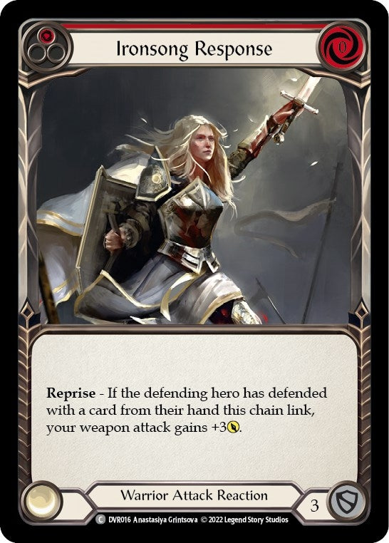 Image for Ironsong Response (Classic Battles: Rhinar vs Dorinthea) (DVR016) - Flesh and Blood TCG
