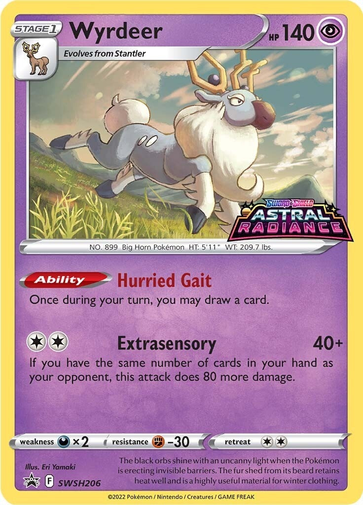 Image for Wyrdeer - SWSH206 (SWSH: Sword & Shield Promo Cards) (SWSH206) - Pokemon