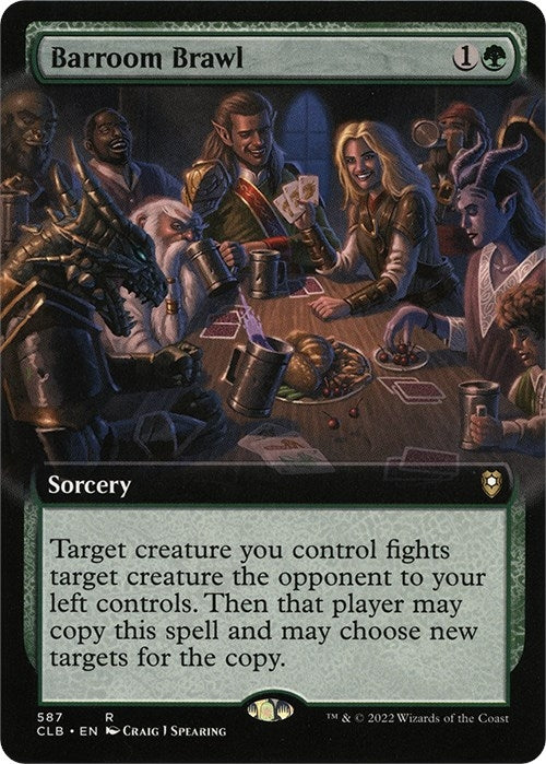 Image for Barroom Brawl (Extended Art) (Commander Legends: Battle for Baldur's Gate) (587) - Magic: The Gathering