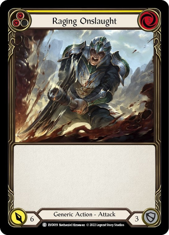 Image for Raging Onslaught (Classic Battles: Rhinar vs Dorinthea) (RVD019) - Flesh and Blood TCG