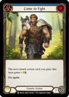 Image for Come to Fight (Classic Battles: Rhinar vs Dorinthea) (RVD024) - Flesh and Blood TCG