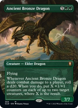 Image for Ancient Bronze Dragon (Borderless) (Commander Legends: Battle for Baldur's Gate) (369) - Magic: The Gathering