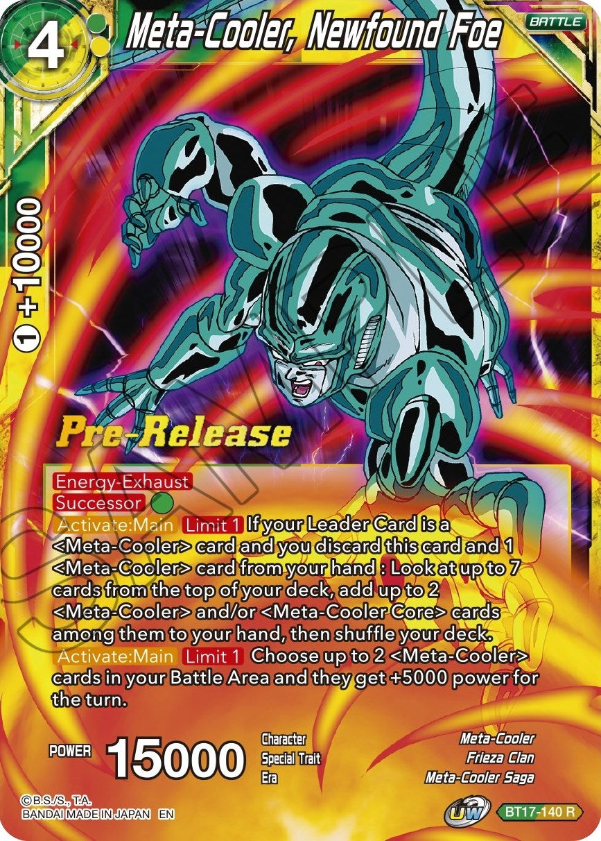 Image for Meta-Cooler, Newfound Foe (Ultimate Squad Pre-Release Cards) (BT17-140) - Dragon Ball Super: Masters