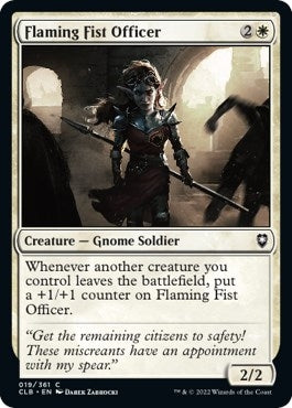Image for Flaming Fist Officer (Commander Legends: Battle for Baldur's Gate) (19) - Magic: The Gathering