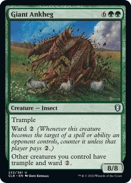 Image for Giant Ankheg (Commander Legends: Battle for Baldur's Gate) (233) - Magic: The Gathering