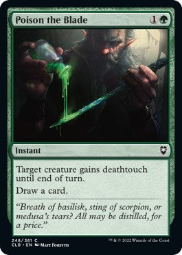 Image for Poison the Blade (Commander Legends: Battle for Baldur's Gate) (248) - Magic: The Gathering
