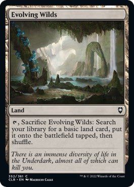 Image for Evolving Wilds (Commander Legends: Battle for Baldur's Gate) (352) - Magic: The Gathering