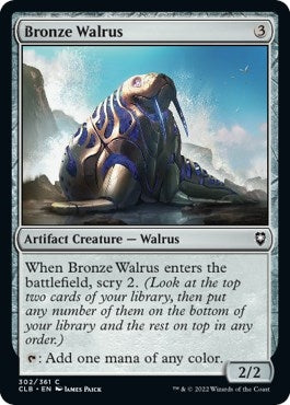 Image for Bronze Walrus (Commander Legends: Battle for Baldur's Gate) (302) - Magic: The Gathering