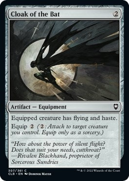 Image for Cloak of the Bat (Commander Legends: Battle for Baldur's Gate) (307) - Magic: The Gathering