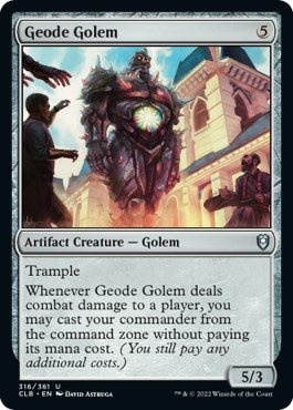 Image for Geode Golem (Commander Legends: Battle for Baldur's Gate) (316) - Magic: The Gathering