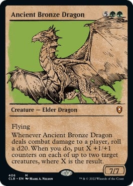 Image for Ancient Bronze Dragon (Showcase) (Commander Legends: Battle for Baldur's Gate) (406) - Magic: The Gathering