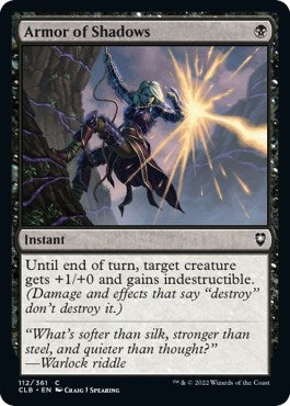 Image for Armor of Shadows (Commander Legends: Battle for Baldur's Gate) (112) - Magic: The Gathering