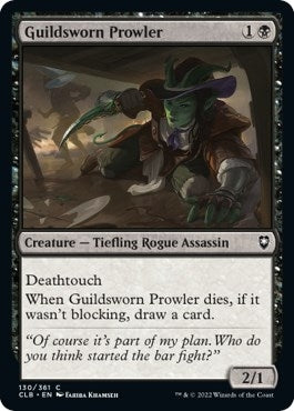 Image for Guildsworn Prowler (Commander Legends: Battle for Baldur's Gate) (130) - Magic: The Gathering