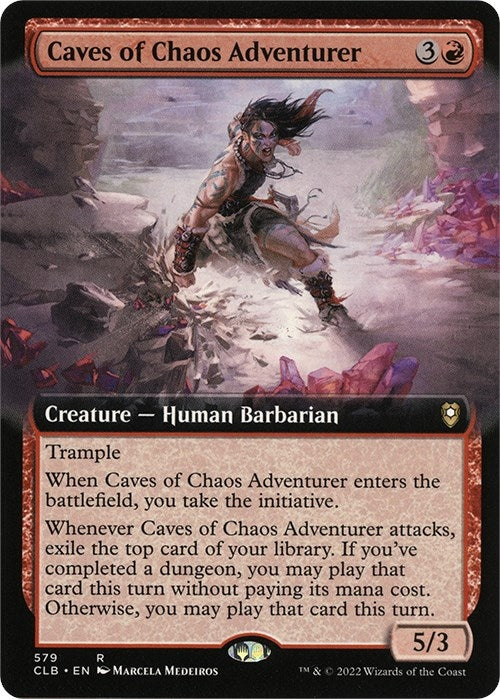 Image for Caves of Chaos Adventurer (Extended Art) (Commander Legends: Battle for Baldur's Gate) (579) - Magic: The Gathering