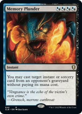 Image for Memory Plunder (Commander Legends: Battle for Baldur's Gate) (849) - Magic: The Gathering