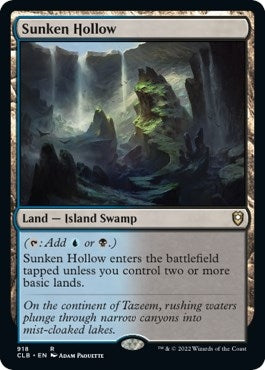 Image for Sunken Hollow (Commander Legends: Battle for Baldur's Gate) (918) - Magic: The Gathering