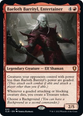 Image for Baeloth Barrityl, Entertainer (Commander Legends: Battle for Baldur's Gate) (655) - Magic: The Gathering