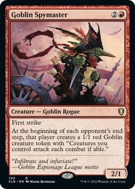 Image for Goblin Spymaster (Commander Legends: Battle for Baldur's Gate) (795) - Magic: The Gathering