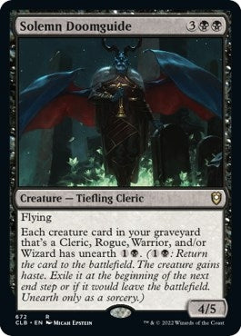 Image for Solemn Doomguide (Commander Legends: Battle for Baldur's Gate) (672) - Magic: The Gathering