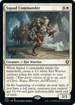Image for Squad Commander (Commander Legends: Battle for Baldur's Gate) (709) - Magic: The Gathering