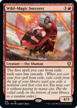 Image for Wild-Magic Sorcerer (Commander Legends: Battle for Baldur's Gate) (816) - Magic: The Gathering